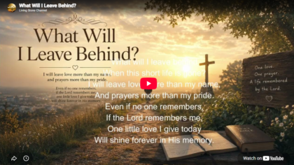 What Will I Leave Behind?